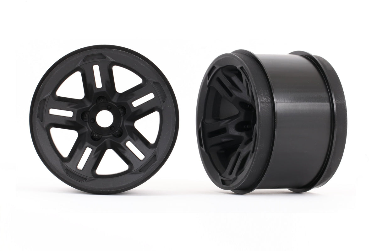 Sledge 3.8" Black 5-Spoke Wheels (2)