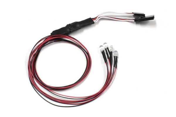 Sprinter LED Light Unit (5mm/4 Bulbs/L=400/Red)