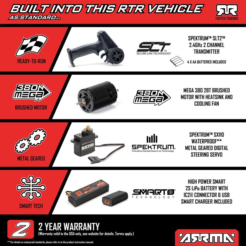 1/16 ARRMA MOJAVE GROM RTA Kit (Battery & Charger Included)