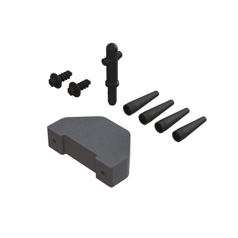 Arrma Fireteam 6S BLX Foam Bumper and Roll Cage Fixings Set