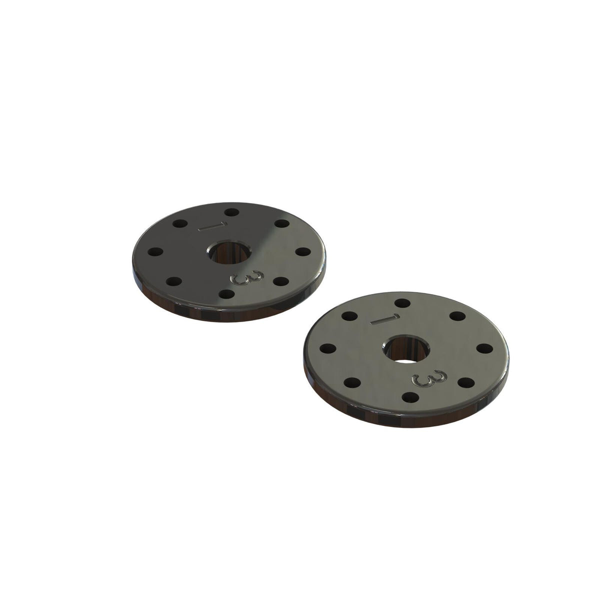 ARRMA MACHINED SHOCK PISTON, TAPERED, 8X1.3MM HOLE (2)