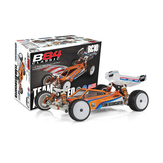 90055 RC10B84 Classic 4wd 1/10th Carpet Electric Buggy Team Kit