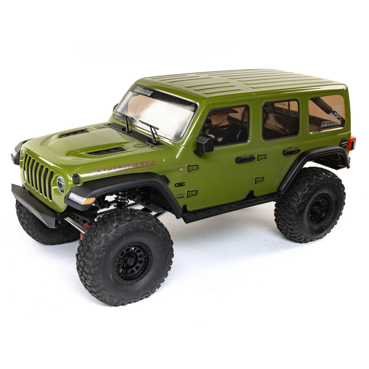 SCX6 Jeep JLU Wrangler 1/6 4WD RTR Electric Rock Crawler (Green) w/DX3 Radio & Smart ESC