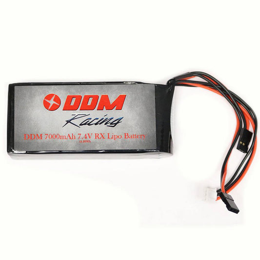 DDM Racing 7.4v 7000mAh LiPo RX Battery Pack
