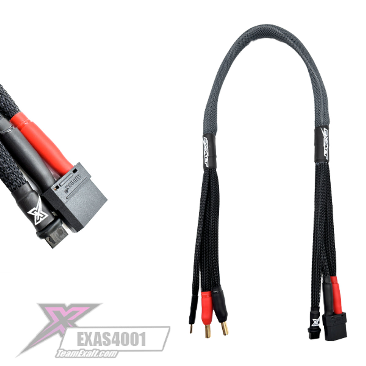 Exalt 2s Specialized ProCharge Cable (XT90) (Junsi iCharger 456 & 458DUO) w/5mm Bullet Connector (EXAS4001)
