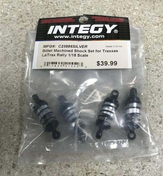 Integy Billet Machined Shock Set for Traxxas LaTrax Rally 1/18th Scale