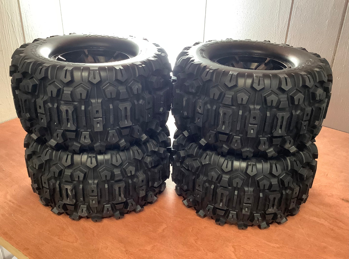 Sledgehammer Belted Tires off of an XMaxx Save $50