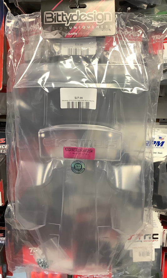 Bittydesign EKANUS Pro Drag Outlaw Racing Wing Set (Clear)