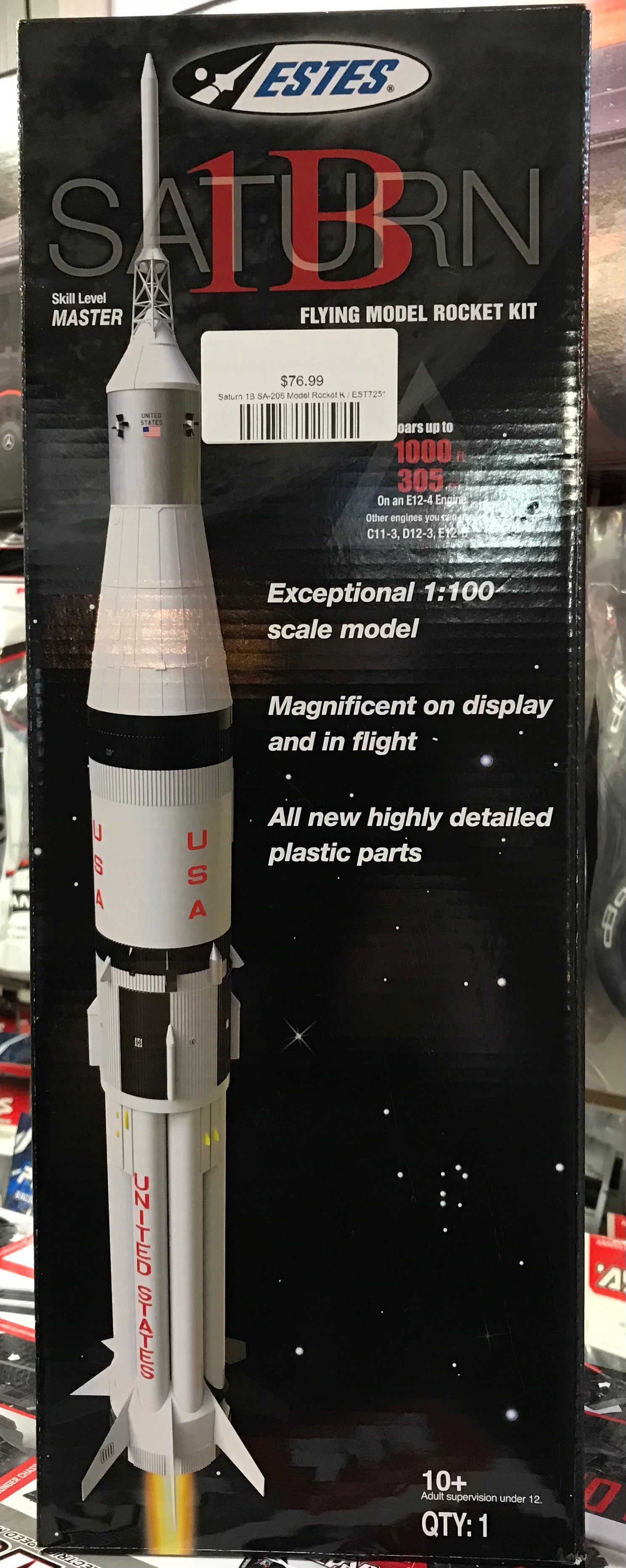 Saturn 1B SA-206 Model Rocket Kit