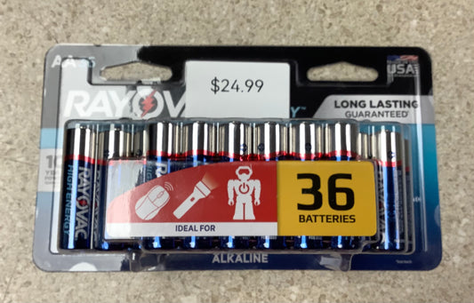 Rayovac AA 36 Batteries