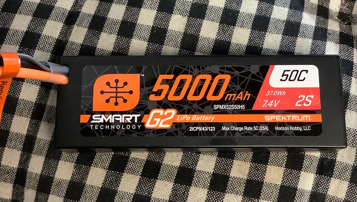 5000mah 50C 2S 7.4v Lipo Battery OEM