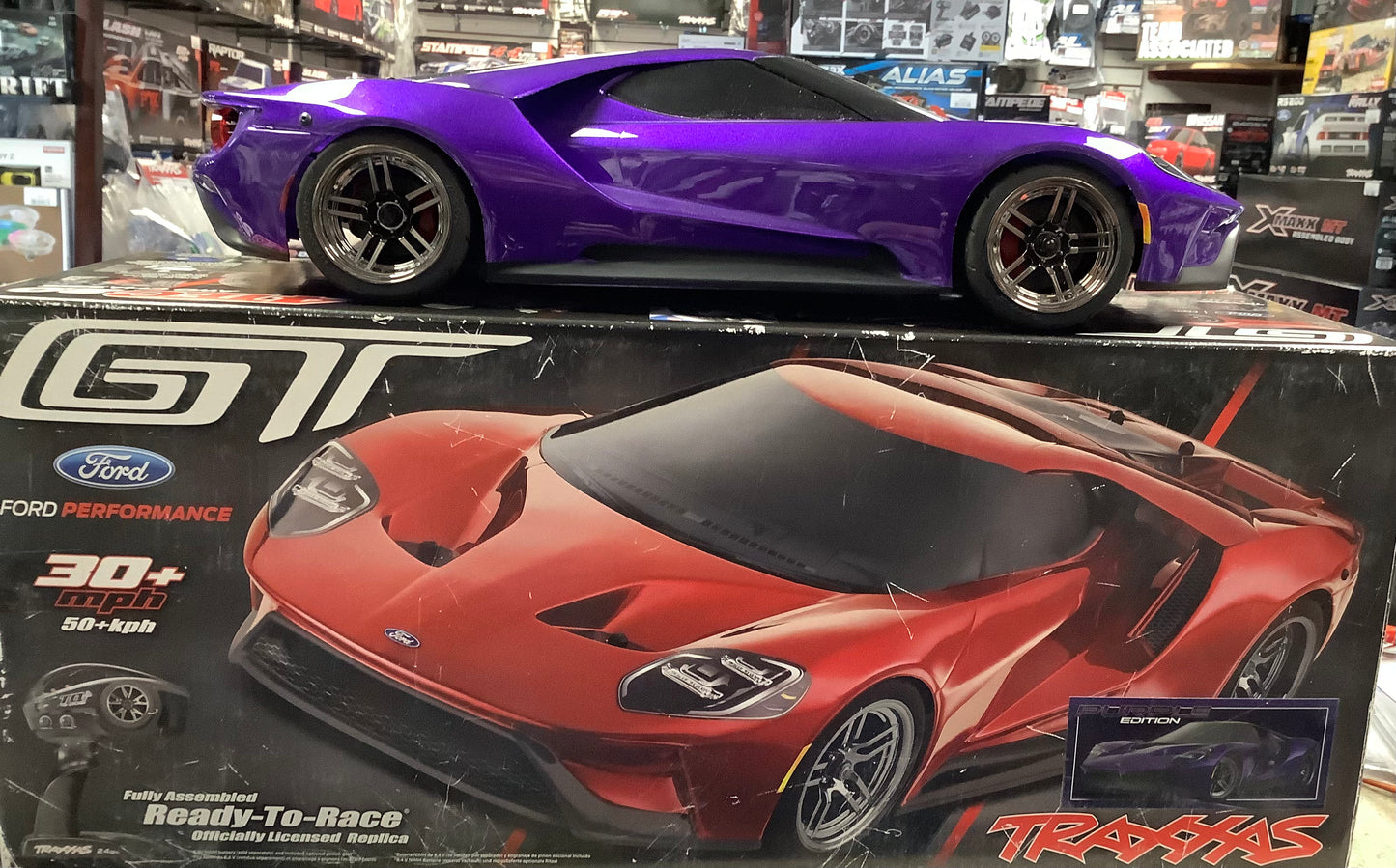 Traxxas GT 4TEC 2.0 Rare Purple Edition Used and in good condition