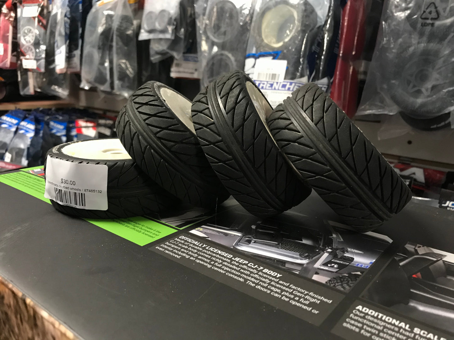 Speedtreads on road wheels