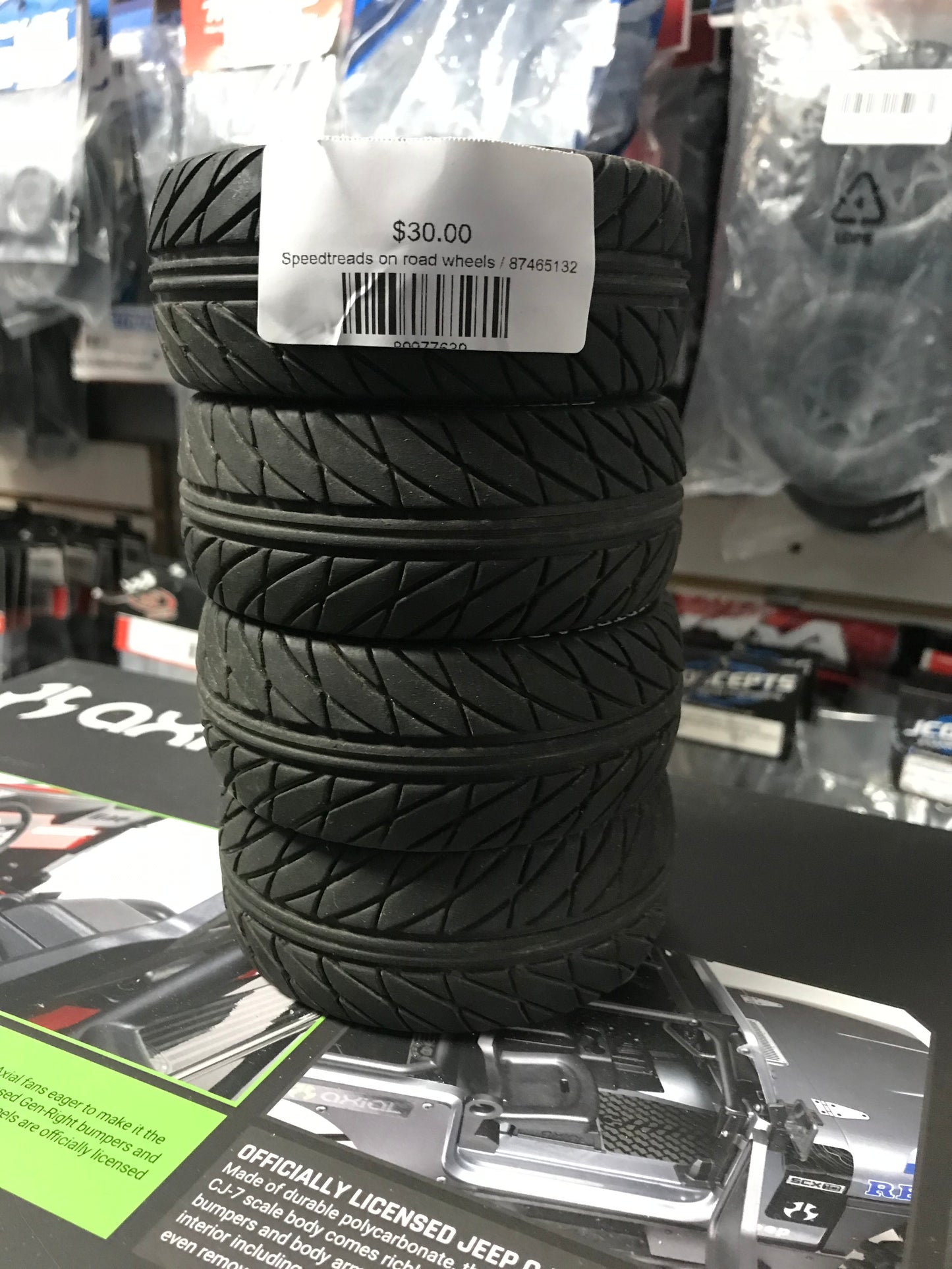 Speedtreads on road wheels