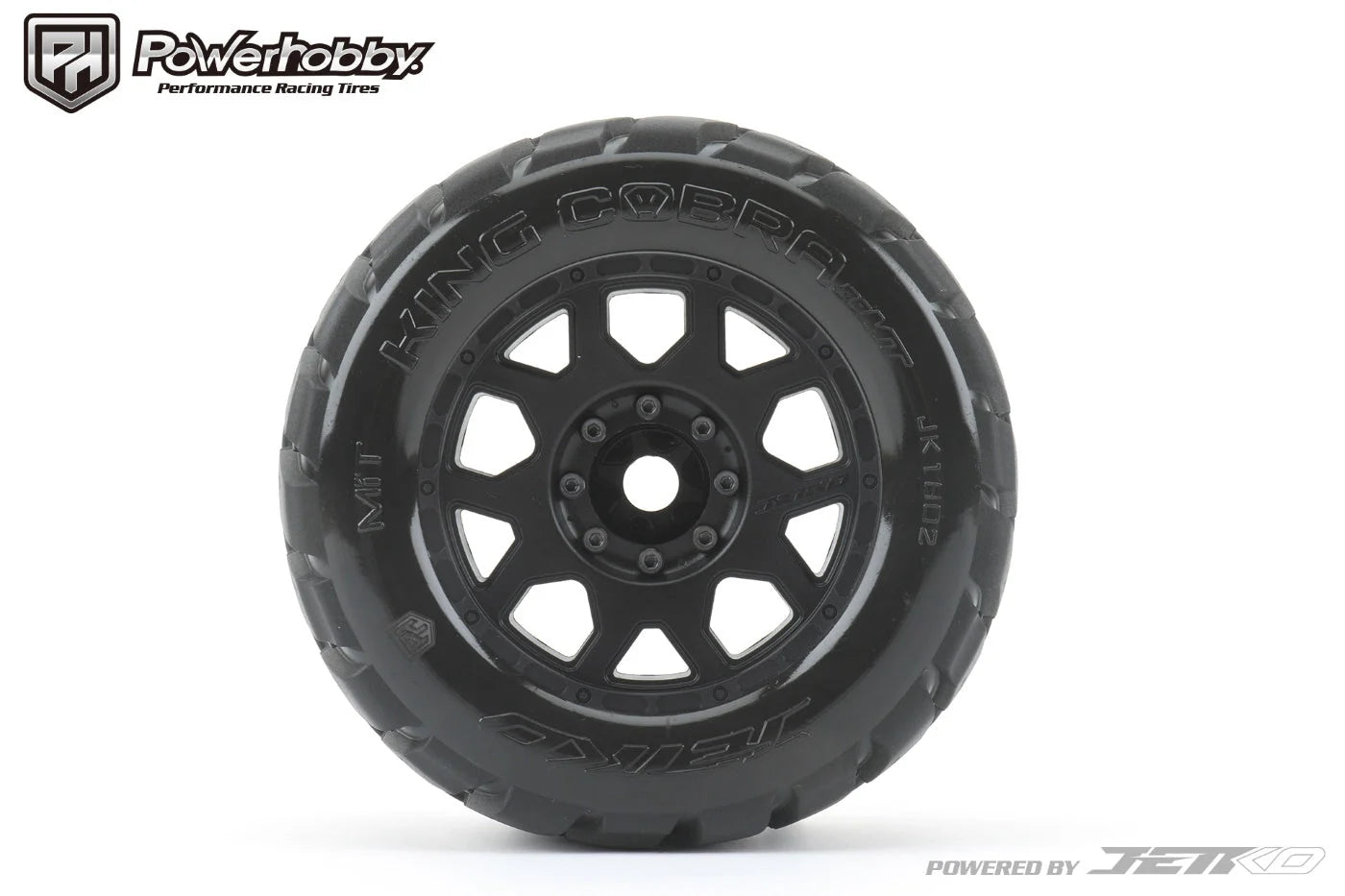 1/8 MT 3.8 King cobra Belted Mounted Tires (2) 17MM