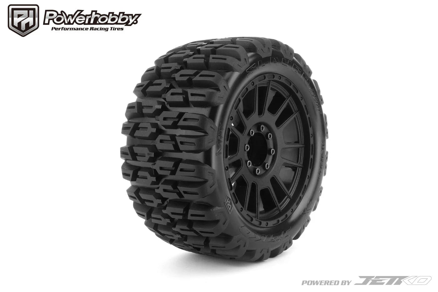 1/8 MT 4.0 Slayer Belted Mounted Tires (2) 17MM