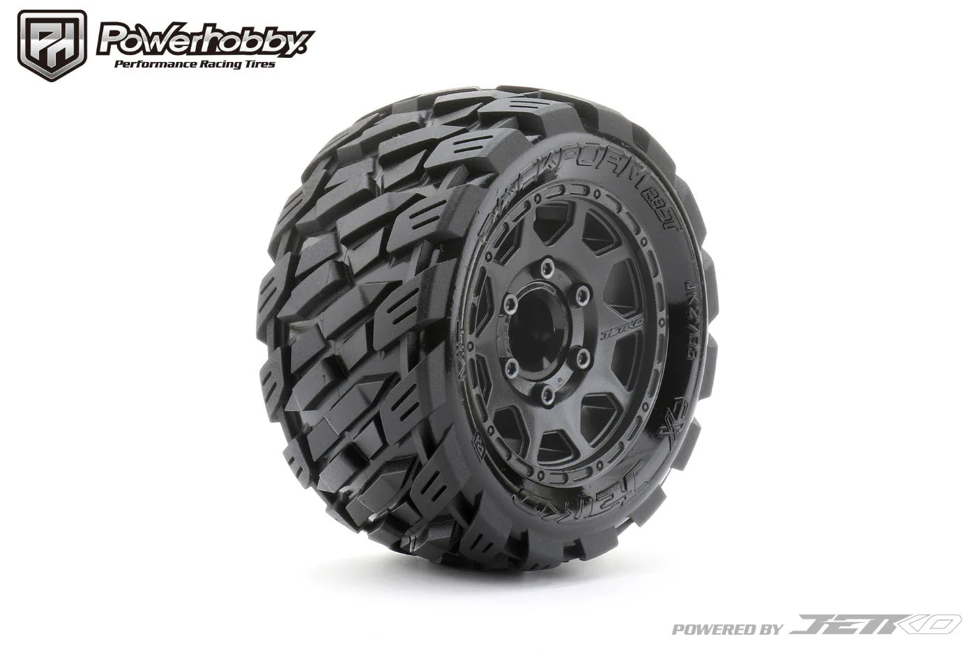 1/10 2.8 ST RockForm Belted Tires (2) with Removable Hex Wheels