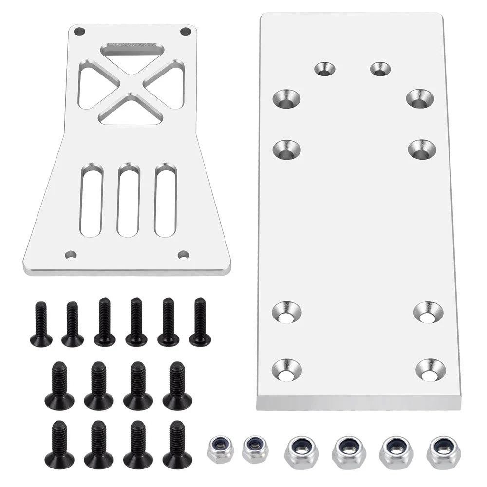 Wheelbase Extension 80mm Silver For Traxxas Rustler Bandit