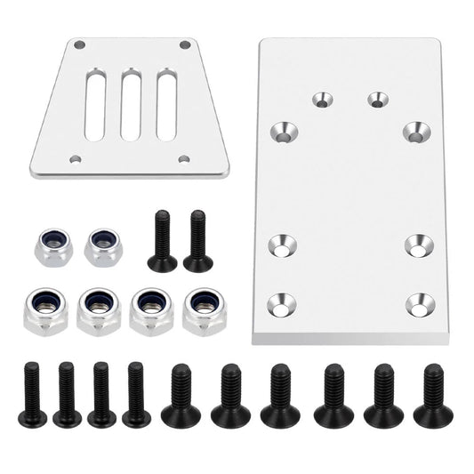 Wheelbase Extension 40mm Silver For Traxxas Rustler Bandit