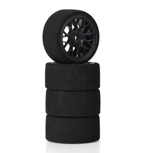 Fifty6 Foam Tire Mounted on Circuit Black Wheel 8mm Hex (4)