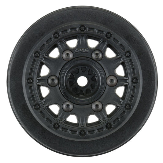 1/10 Raid Front/Rear 2.2"/3.0" 12mm Short Course Wheels (2) Black
