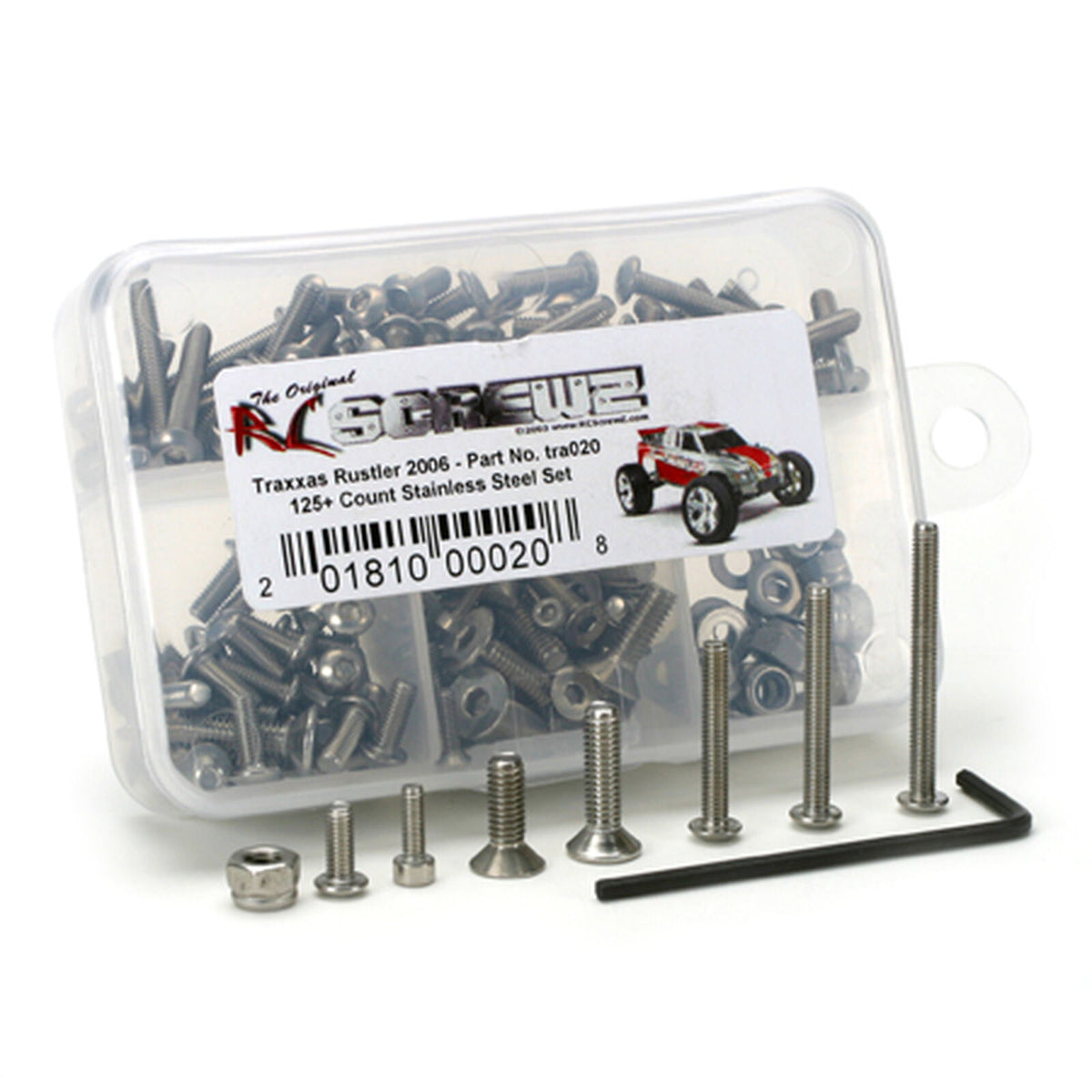 RC Screwz Traxxas Rustler XL5 Stainless Steel Screw Kit