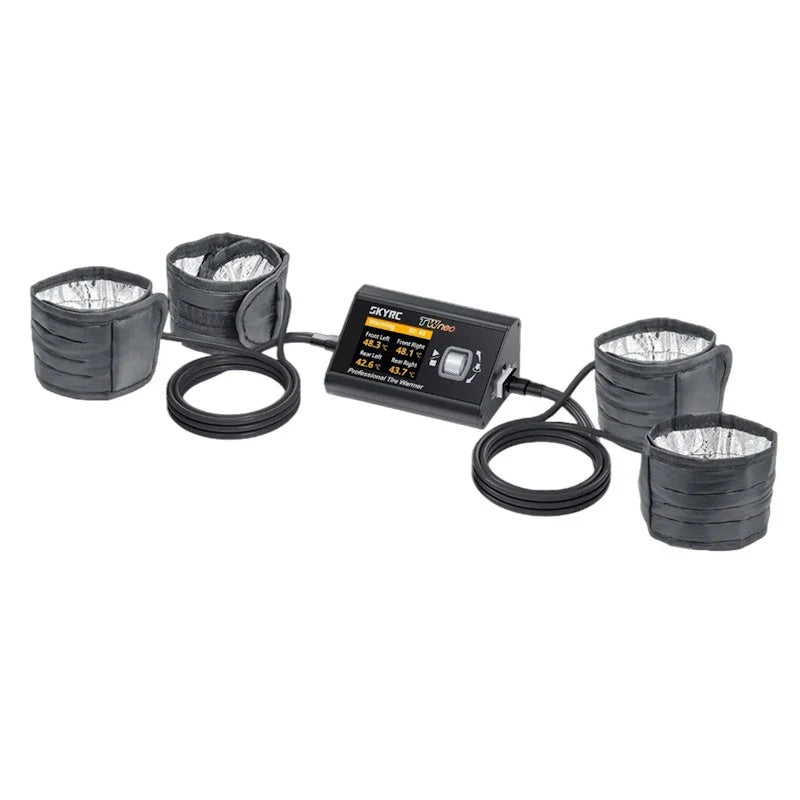 SK-600157-03 TWneo Tire Warmer with Belts: 1/10 1/8 RC Touring / Drift Car