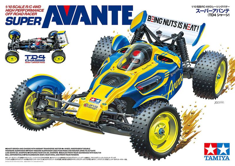 1/10 Super Avante TD4 4X4 Buggy Kit