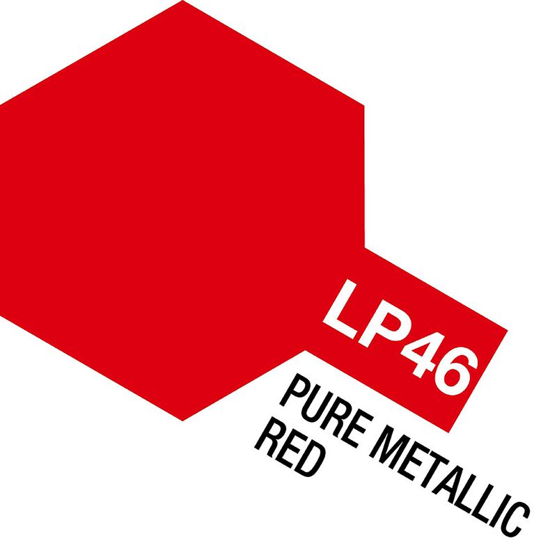 Tamiya Lacquer Paint, LP-46 Pure Metallic Red, 10 mL
