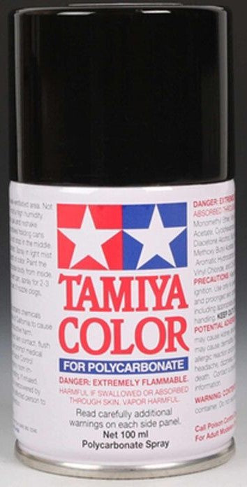 Tamiya PS-5 Black Lexan Spray Paint (100ml)