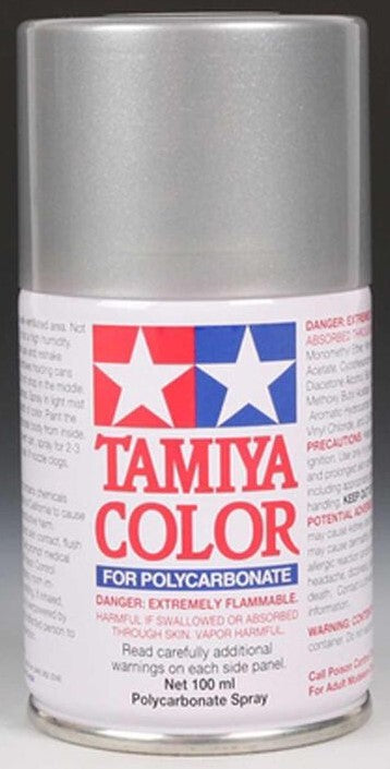 Tamiya PS-41 Bright Silver Lexan Spray Paint (100ml)