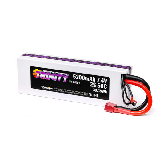 Trinity 7.4V 5200mAh 2S 50C T-Plug LiPo Battery - Mudboss