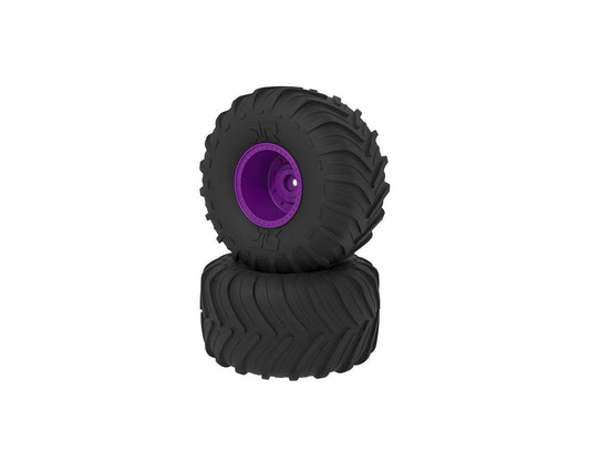 dBoots Chevron MT Tire Set, Glued, Purple