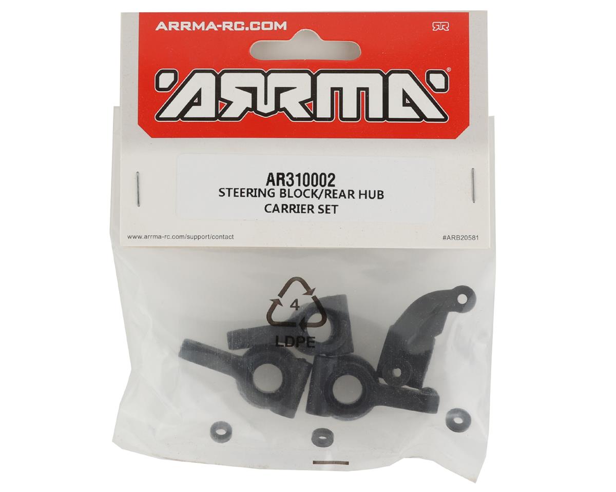 Arrma Steering Block & Rear Hub Carrier Set