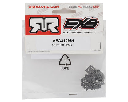 Arrma Kraton EXB Active Differential Plates 6S Kr,Moj,Not,Out,Tal Lim Slip