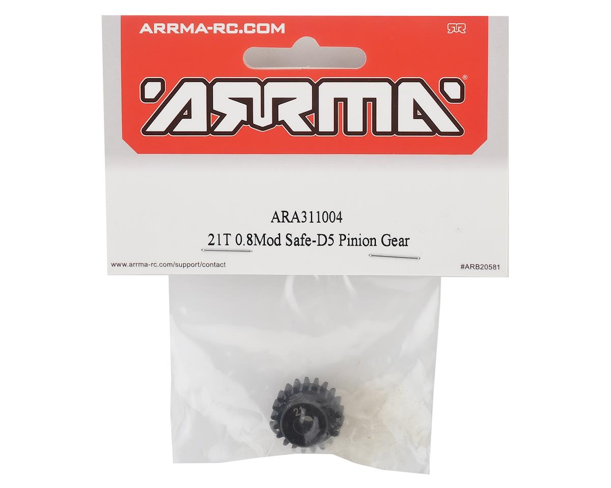 Safe-D5 Steel Mod 0.8 Pinion Gear (21T)
