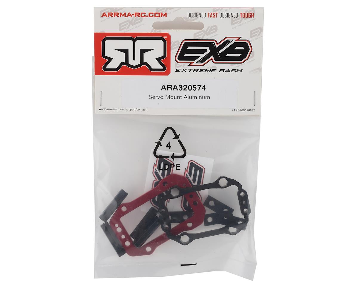 Arrma Kraton EXB Aluminum Servo Mount (Red) 6S Out,Tal,Kr,Moj,Not,Ty Servo
