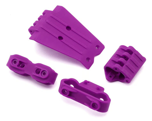 Gorgon Lower Skid And Bumper Mount Set (Purple)