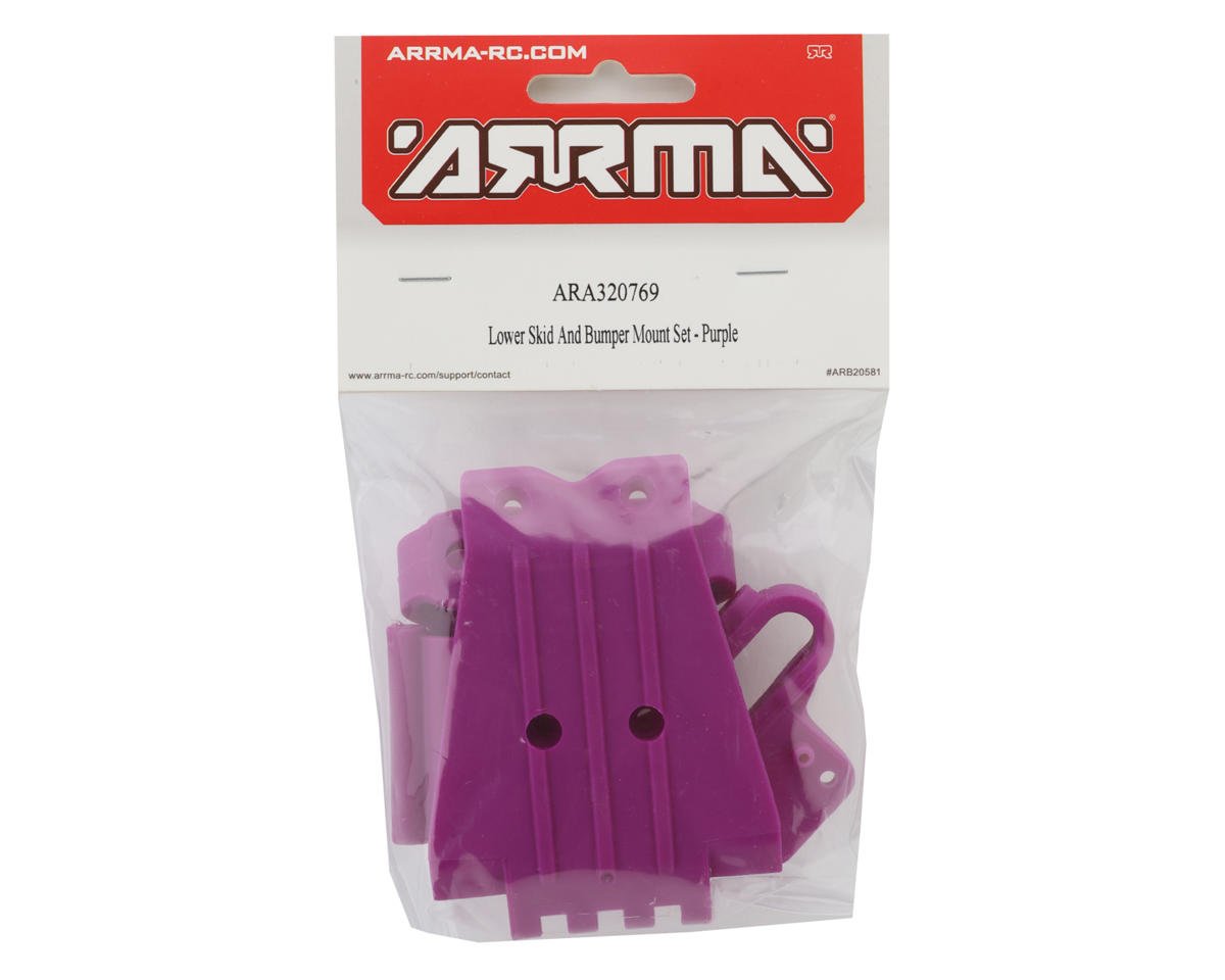 Gorgon Lower Skid And Bumper Mount Set (Purple)