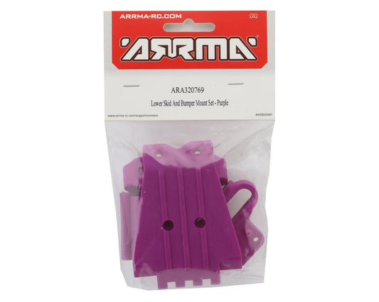Gorgon Lower Skid And Bumper Mount Set (Purple)