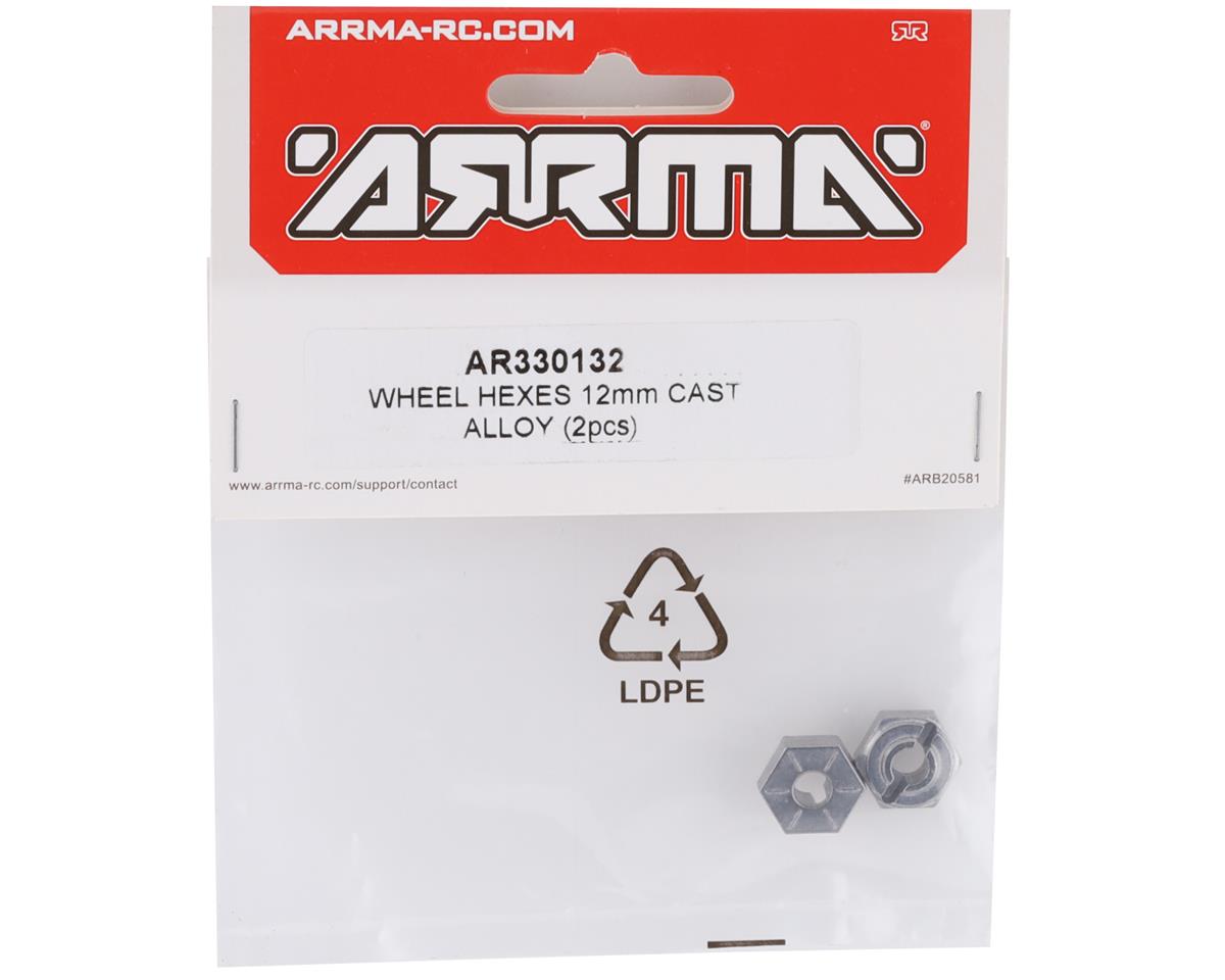 BLX/BLS 4x4 12mm Aluminum Wheel Hex (2)