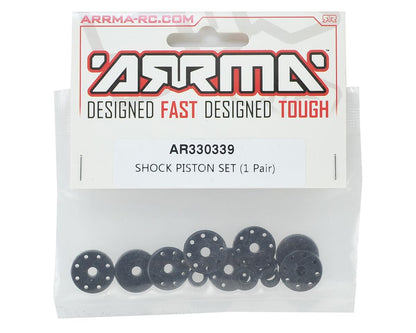 Arrma Shock Piston Set (2) Fe/Fi/In/Li/Mo/Kr/No/Ou/Ta/Ty 6