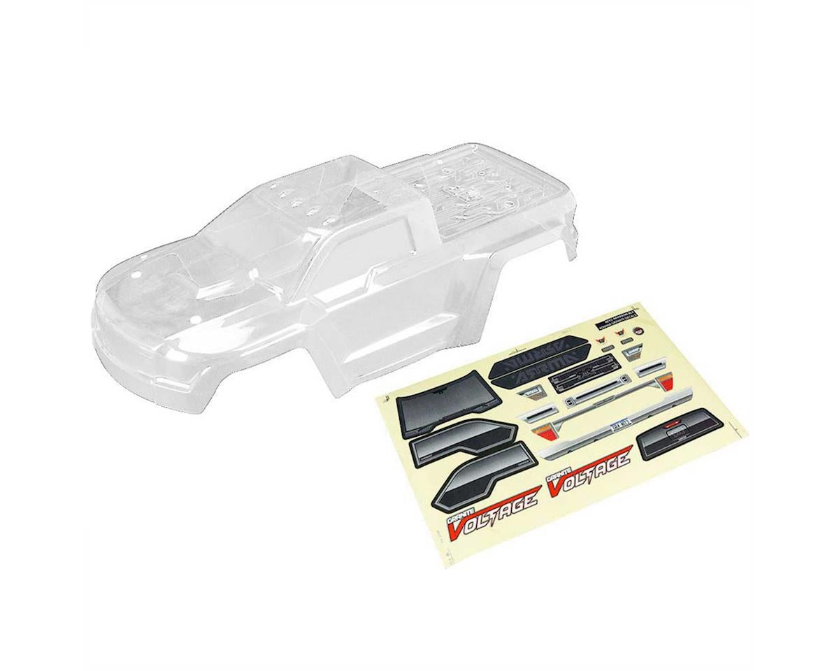 Arrma Granite Voltage Body w/Decals (Clear)