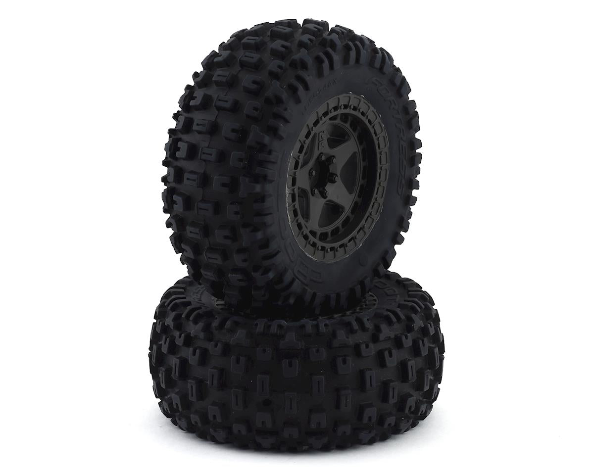 ARA550042 Dboots Fortress SC Tire Set Glued Black (2) By ARRMA RC – La Folie Du R.C ARA550042 Dboots Fortress SC Tire Set Glued Black (2) By ARRMA RC – La Folie Du R.C
