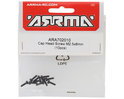 Arrma 2.5x8mm Cap Head Screw (10)
