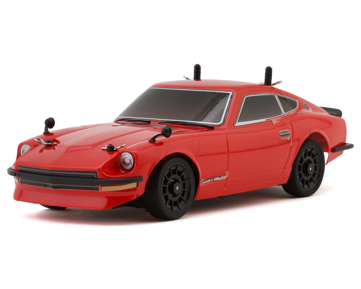 SR27 Datsun 240Z 1/27 RTR Electric 2WD On-Road Touring Car Combo (Red) w/2.4GHz Radio, Battery & Charger