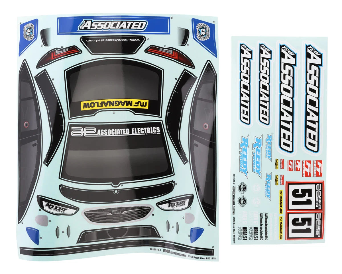 Team Associated Apex2 Sport ST550 Body (Clear)