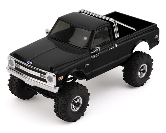 SCX30 Chevrolet K10 1/30 4WD RTR Scale Mini Crawler (Black) w/2.4GHz Radio, Battery & Charger