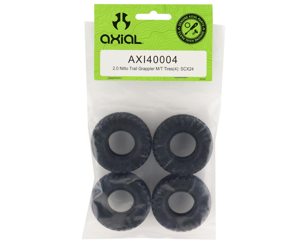 SCX24 1.0" Nitto Trail Grappler M/T V2 Tires (4)