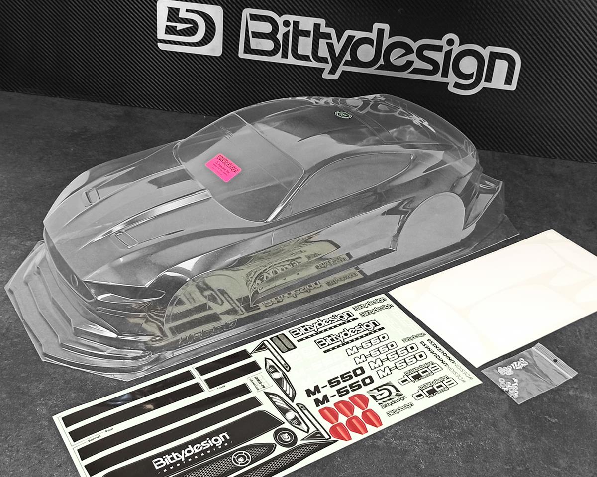 M-550 1/10 Pro No Prep Street Eliminator Drag Racing Body (Clear)